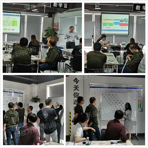  張老師作精益經營分享并與大家互動